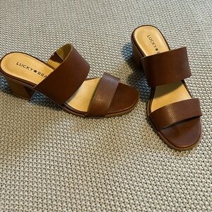 Lucky Brand brown heels